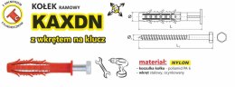 KOŁEK RAMOWY WSZECHSTRONNY KAXDN 14*100MM NYLON