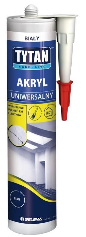 AKRYL EURO-LINE 280ML BIAŁY AKRYL EURO-LINE 280ML BIAŁY