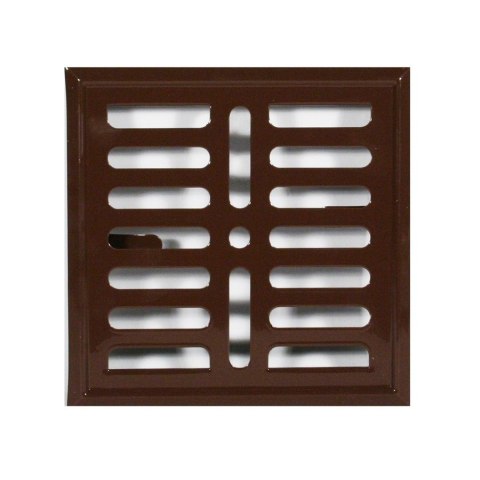 KRATKA METALOWA MALOWANA 14*14CM BRĄZOWA KRATKA METALOWA MALOWANA 14*14CM BRĄZOWA