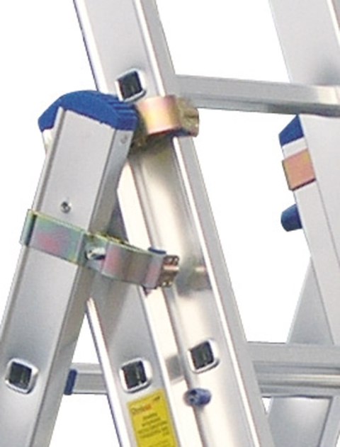 DRABINA ALUMINIOWA 3-ELEMENTOWA 1110CM 15+15+15 SZCZEBLI DRABINA ALUMINIOWA 3-ELEMENTOWA 1110CM 15+15+15 SZCZEBLI