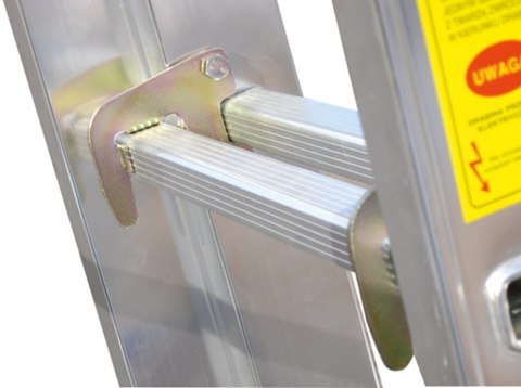 DRABINA ALUMINIOWA 3-ELEMENTOWA 860CM 12+12+12 SZCZEBLI DRABINA ALUMINIOWA 3-ELEMENTOWA 860CM 12+12+12 SZCZEBLI