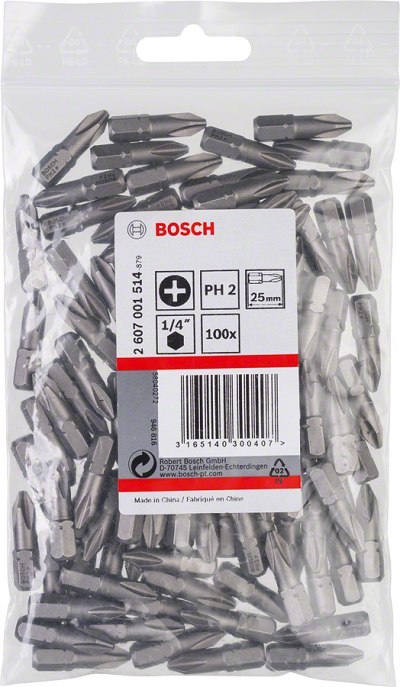 GROT PH2 EH 100PC | BIT EXTRA HARD DO WKRĘTAREK, 25 MM GROT PH2 EH 100PC | BIT EXTRA HARD DO WKRĘTAREK, 25 MM