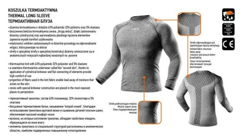 KOSZULKA TERMOAKTYWNA ROZMIAR L/XL NEO KOSZULKA TERMOAKTYWNA ROZMIAR L/XL NEO