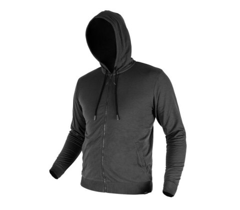 BLUZA ROZPINANA Z KAPTUREM COMFORT SZARA ROZMIAR S NEO BLUZA ROZPINANA Z KAPTUREM COMFORT SZARA ROZMIAR S NEO