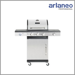 GRILL GAZOWY 3+1 STAL NIERDZEWNA 9,3KW BLAUPUNKT