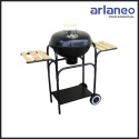 GRILL OKRĄGŁY Z PÓŁKAMI Z POKRYWĄ RUSZT CHROMOWANY ŚR. 43CM UN