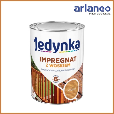 IMPREGNAT DO DREWNA Z WOSKIEM JEDYNKA ORZECH 0.9L JEDYNKA IMPREGNAT DO DREWNA Z WOSKIEM JEDYNKA ORZECH 0.9L JEDYNKA