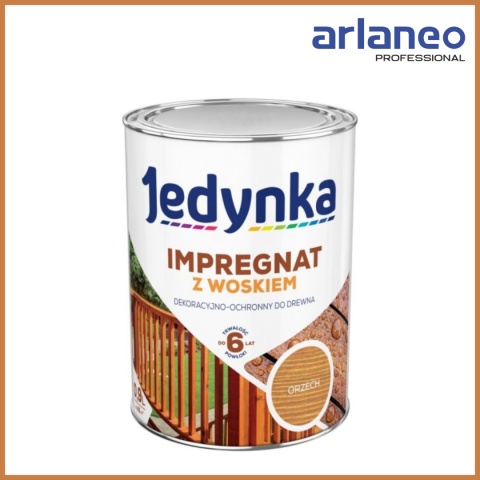 IMPREGNAT DO DREWNA Z WOSKIEM JEDYNKA ORZECH 2.5L JEDYNKA IMPREGNAT DO DREWNA Z WOSKIEM JEDYNKA ORZECH 2.5L JEDYNKA