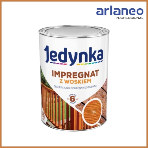 IMPREGNAT DO DREWNA Z WOSKIEM JEDYNKA TEAK 2.5L JEDYNKA IMPREGNAT DO DREWNA Z WOSKIEM JEDYNKA TEAK 2.5L JEDYNKA