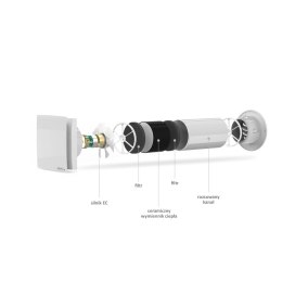 REKUPERATOR ŚCIENNY ARHEAT 100MM AIR ROXY