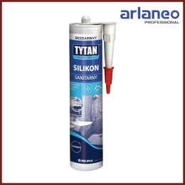 SILIKON SANITARNY EURO-LINE 280ML BIAŁY