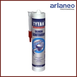 SILIKON SANITARNY TYTAN 280ML BRĄZOWY