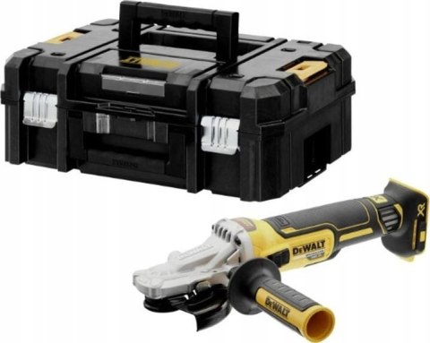 SZLIFIERKA KĄTOWA AKUMULATOROWA 125 MM 18V 0*AH TSTAK DEWALT SZLIFIERKA KĄTOWA AKUMULATOROWA 125 MM 18V 0*AH TSTAK DEWALT