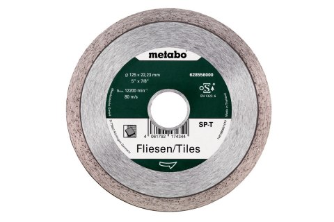 TARCZA DIAMENTOWA DO PŁYTEK 125*22.23MM METABO TARCZA DIAMENTOWA DO PŁYTEK 125*22.23MM METABO