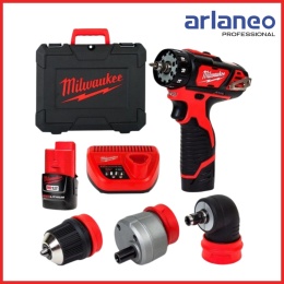 Wiertarko-Wkrętarka Akumulatorowa 12V 4w1 Milwaukee M12 BDXKIT-202C