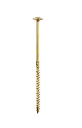 WKRĘT DO DREWNA Z KOŁNIERZEM NA TORX OCYNK ŻÓŁTY 5*45MM T25 UN WKRĘT DO DREWNA Z KOŁNIERZEM NA TORX OCYNK ŻÓŁTY 5*45MM T25 UN