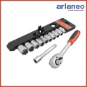 ZESTAW KLUCZY NASADOWYCH 1/2" 12 el. CR-V MAT EPM