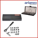 ZESTAW KLUCZY NASADOWYCH MAKITA 1/4", 3/8" – 21 ELEMENTÓW