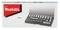 ZESTAW KLUCZY NASADOWYCH MAKITA 1/4", 3/8" – 21 ELEMENTÓW
