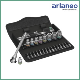 ZESTAW KLUCZY NASADOWYCH WERA ZYLKOP 1/4'' 5–13 MM, 28 CZ. – 8100 SA 7