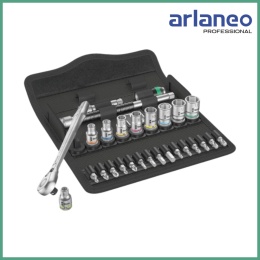 ZESTAW KLUCZY NASADOWYCH 1/4'' ZYLKOP, 28 CZ. WERA – 8100 SA 8
