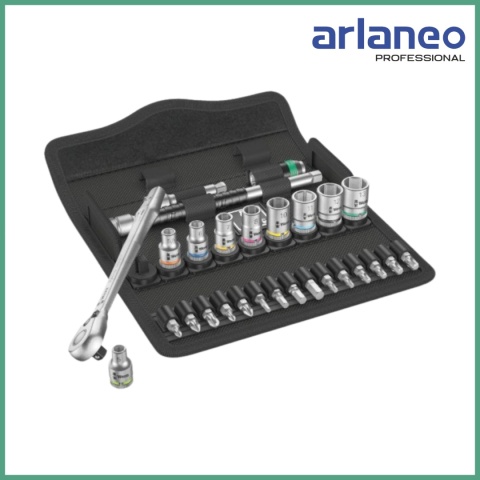 ZESTAW KLUCZY NASADOWYCH 1/4'' ZYLKOP, 28 CZ. WERA – 8100 SA 8 ZESTAW KLUCZY NASADOWYCH 1/4'' ZYLKOP, 28 CZ. WERA – 8100 SA 8