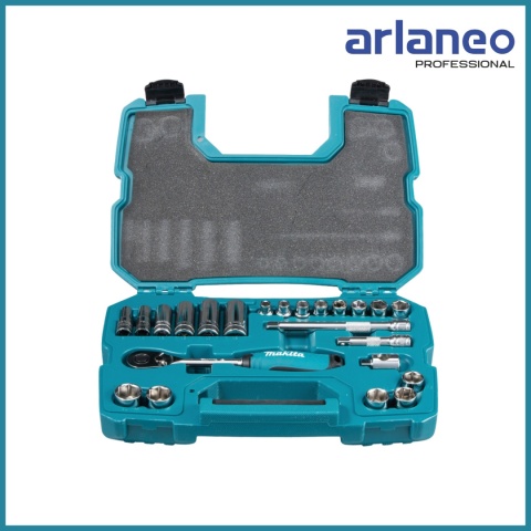 ZESTAW KLUCZY NASADOWYCH MAKITA 3/8" – 23 ELEMENTY ZESTAW KLUCZY NASADOWYCH MAKITA 3/8" – 23 ELEMENTY