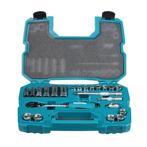 ZESTAW KLUCZY NASADOWYCH MAKITA 3/8" – 23 ELEMENTY ZESTAW KLUCZY NASADOWYCH MAKITA 3/8" – 23 ELEMENTY