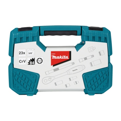 ZESTAW KLUCZY NASADOWYCH MAKITA 3/8" – 23 ELEMENTY ZESTAW KLUCZY NASADOWYCH MAKITA 3/8" – 23 ELEMENTY
