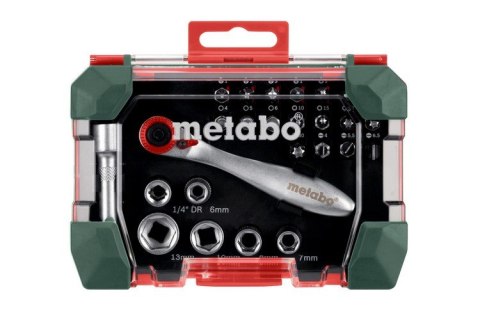 ZESTAWA BITÓW I NASADEK 26 EL. METABO ZESTAWA BITÓW I NASADEK 26 EL. METABO