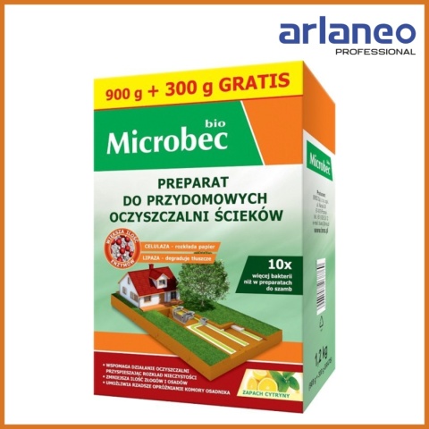 AKTYWATOR DO OCZYSZCZALNI - MICROBEC BIO 1200G BROS