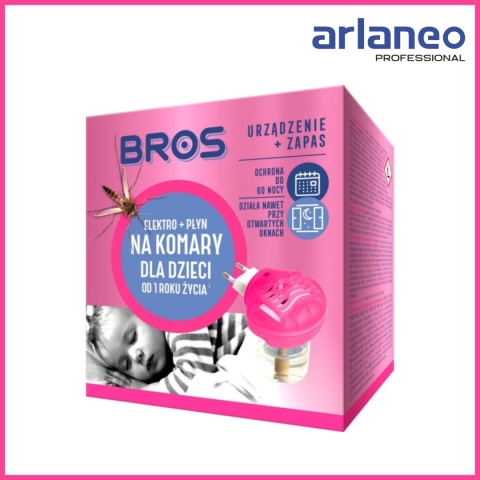 BROS ELEKTROFUMIGATOR + PŁYN NA KOMARY SENSITIVE BROS ELEKTROFUMIGATOR + PŁYN NA KOMARY SENSITIVE