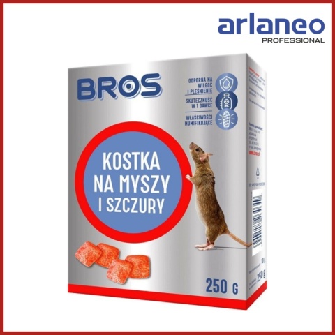KOSTKA NA MYSZY I SZCZURY 250G BROS KOSTKA NA MYSZY I SZCZURY 250G BROS