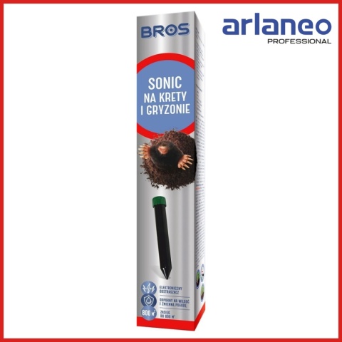 BROS SONIC ODSTRASZA KRETY – NATURALNA OCHRONA BEZ CHEMII!