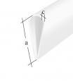 PROFIL ZACISKOWY PVC BIAŁY 1000X15X0,9 UN PROFIL ZACISKOWY PVC BIAŁY 1000X15X0,9 UN