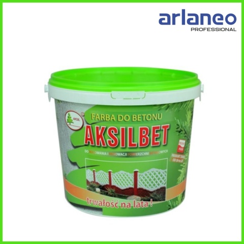 AKSILBET FARBA DO BETONU BIAŁA 5.0L AKSILBET