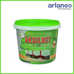 AKSILBET FARBA DO BETONU POPIELATY RAL 7035 10L AKSILBET