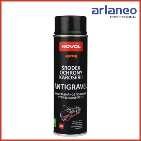BARANEK GRAVIT 600 SPRAY CZARNY 500 ML NOVOL