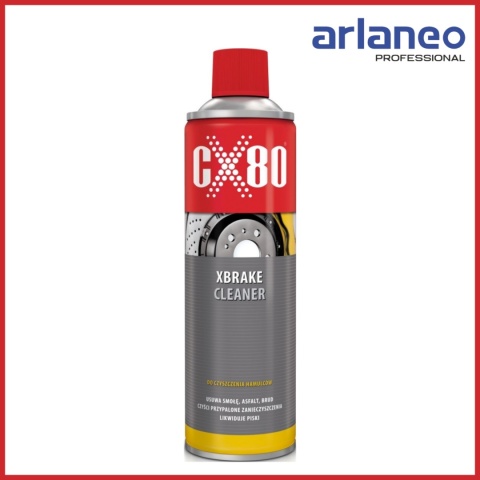 BŁYSKAWICZNY PREPARAT DO CZYSZCZENIA TARCZ HAMULCOWYCH 600 ml | CX80 XBRAKE CLEANER BŁYSKAWICZNY PREPARAT DO CZYSZCZENIA TARCZ HAMULCOWYCH 600 ml | CX80 XBRAKE CLEANER