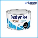 EMALIA ALKIDOWA DO DREWNA I METALU CZARNY MAT 0,36L JEDYNKA
