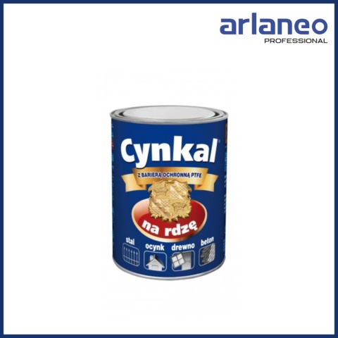 GRUNTOEMALIA AKRYLOWA CYNKAL 0,3L CZARNA 9005 MALEXIM
