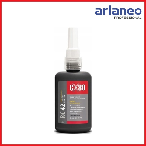 KLEJ ANAEROBOWY RC-42 DO GWINTÓW ŚRUB ŚREDNI 10ML CX-80
