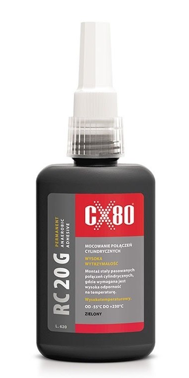 KLEJ RC20G ANAEROBOWY 10 ML ZIELONY,MONTAŻ ŁOŻYSK, PIERŚCIEN CX-80 KLEJ RC20G ANAEROBOWY 10 ML ZIELONY,MONTAŻ ŁOŻYSK, PIERŚCIEN CX-80