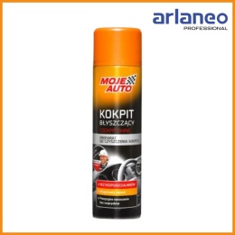 Kokpit błyszczący 600ml Black Moje Auto • antystatyczny, bez rozpuszczalników, nabłyszczający