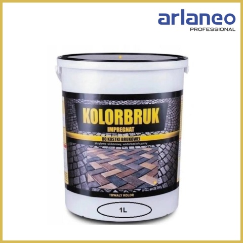 KOLORBRUK IMPREGNAT KOLORYZUJACY DO KOSTKI BRUK. CZERWONY 1L AKSILBET