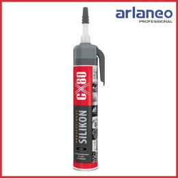 SILIKON PROFESIONAL PREMIUM CZARNY 210G CX-80