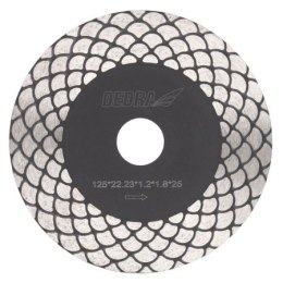 TARCZA DIAMENTOWA 125MM ŁUSTA DEDRA