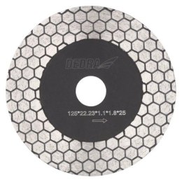 TARCZA DIAMENTOWA 125MM PLASTER MIODU DEDRA