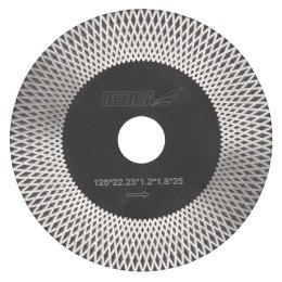 TARCZA DIAMENTOWA 125MM ROMBY DEDRA