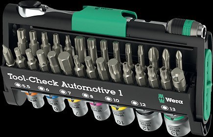 TOOL-CHECK AUTOMOTIVE 1, 38 CZĘŚCI WERA